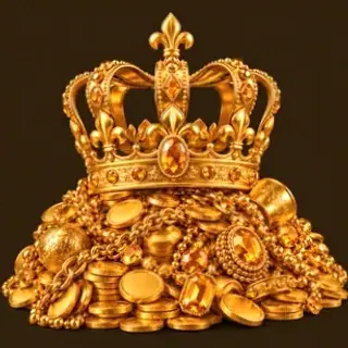 Gold treasure pile — Casiny